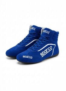 Sparco Profesyonel Süet Yarış Ayakkabısı - Kraliyet Mavisi 44 Numara