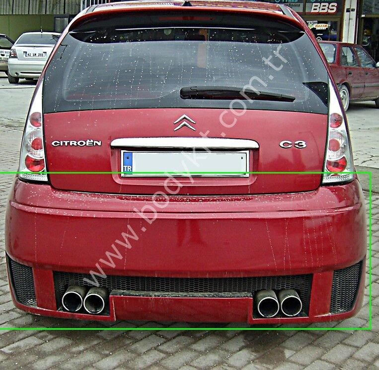 Citroen C3 Uyumlu Yedek Parça Arka Tampon