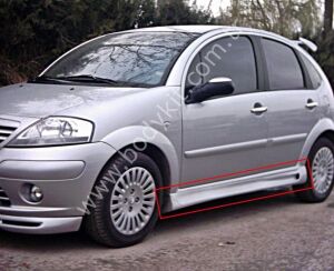 Citroen C3 Uyumlu Yedek Parça Delikli Marşpiyel