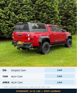Ford Ranger 23+ Uyumlu Yedek Parça Metal Kabin AQM4WD G80