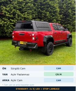 Mitsubishi L200 19+ Uyumlu Yedek Parça Metal Kabin AQM4WD M80