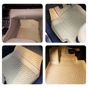 Opel Grandland 2017+ Uyumlu Yedek Parça Rizline 3D Paspas Bej Rengi