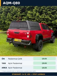 Toyota Revo Hilux 15+ Uyumlu Yedek Parça Metal Kabin AQM4WD Q80