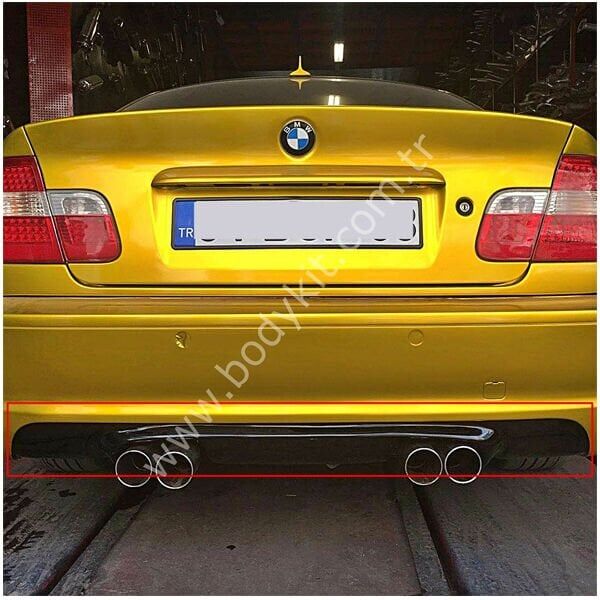 BMW E46 Uyumlu Yedek Parça M Tampon Difüzör