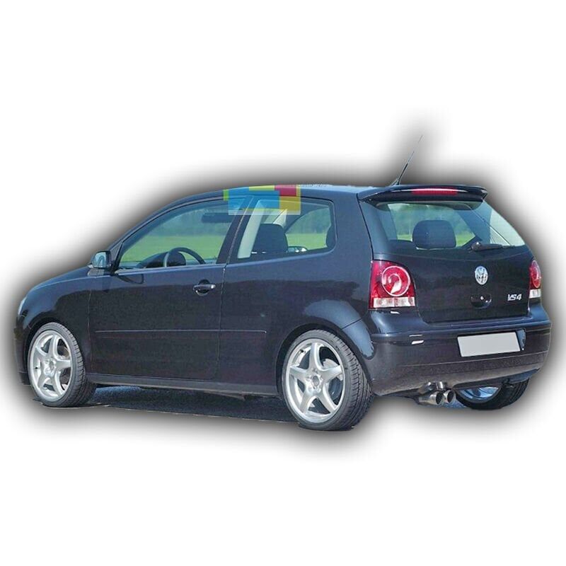 Volkswagen Polo 1998-2002 Uyumlu Yedek Parça HB Işıklı Spoiler Boyasız