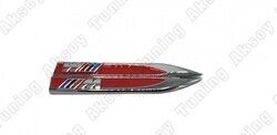 Bmw Uyumlu Yedek Parça M Kırmızı Çamurluk Bıçağı Logo