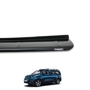 Peugeot Rifter 2019 - Uyumlu Yedek Parça Arka Tampon Eşiği Koruma Parlak