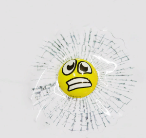 Emoji Toplu 3 Boyutlu Kırık Cam Sticker