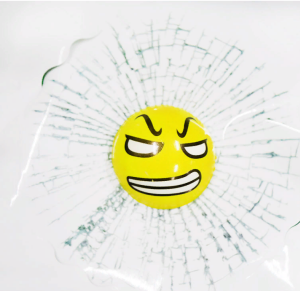 Emoji Toplu 3 Boyutlu Kırık Cam Sticker