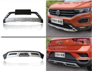 Volkswagen T-Roc 2018+ Uyumlu Yedek Parça Ön ve Arka Difüzör