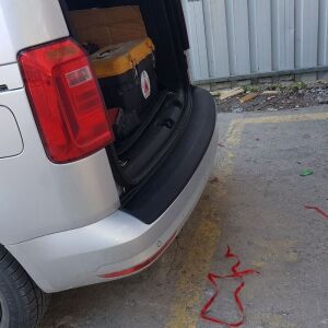 Volkswagen Caddy 2010 - 2015 Uyumlu Yedek Parça Arka Tampon Eşiği