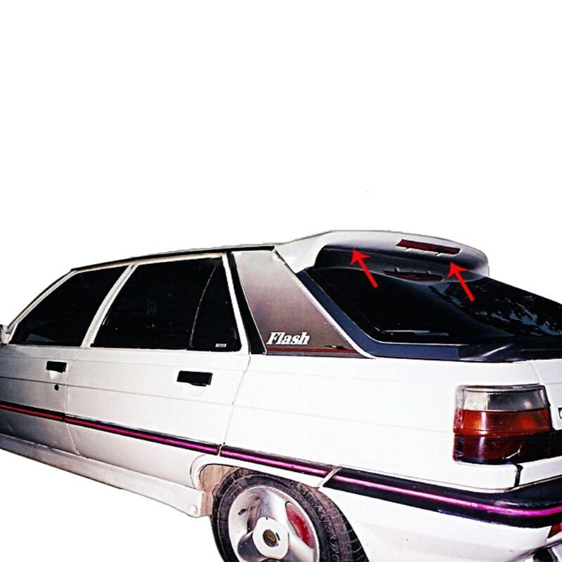 Renault Flash Uyumlu Yedek Parça Işıklı Spoiler Boyasız