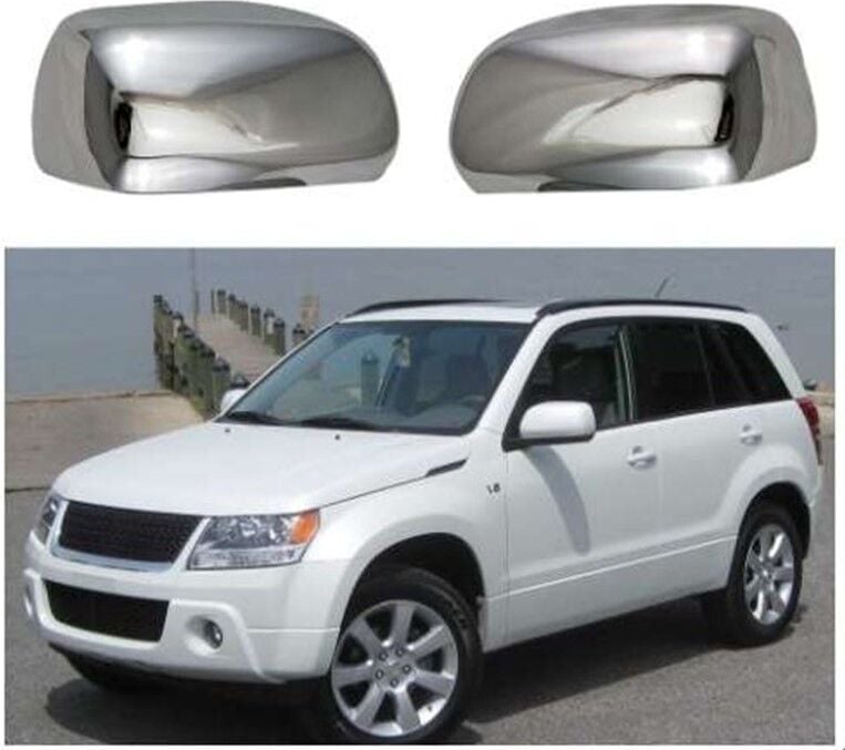 Suzuki Grand Vitara Uyumlu  2007-2012 Ayna Kapağı Abs Krom