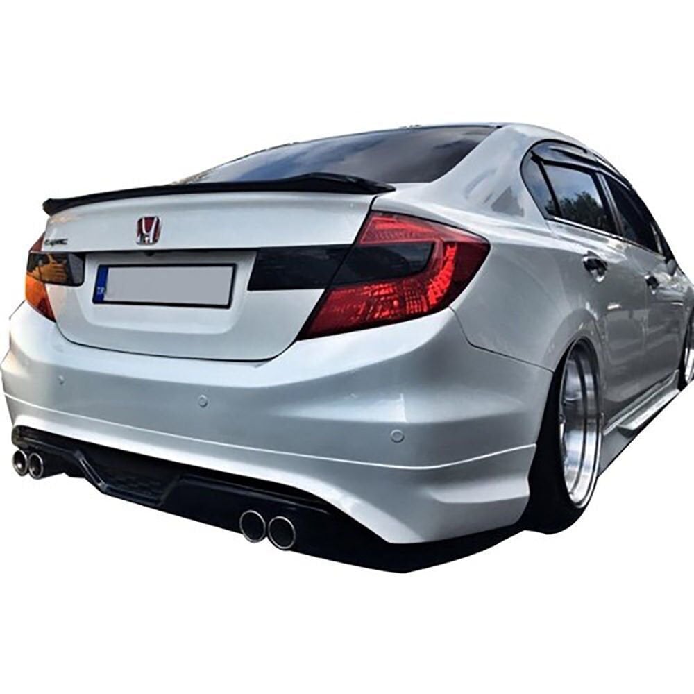 Honda Civic Uyumlu Yedek Parça 2012 Özel Modulo Arka Difüzör Boyasız