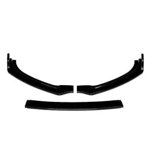 Audi A4 Uyumlu Yedek Parça 3 Parça Ön Lip (Plastik)
