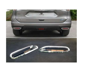 Nissan X-Trail 2014-2017 Uyumlu Yedek Parça Arka Reflektör Çerçevesi Krom