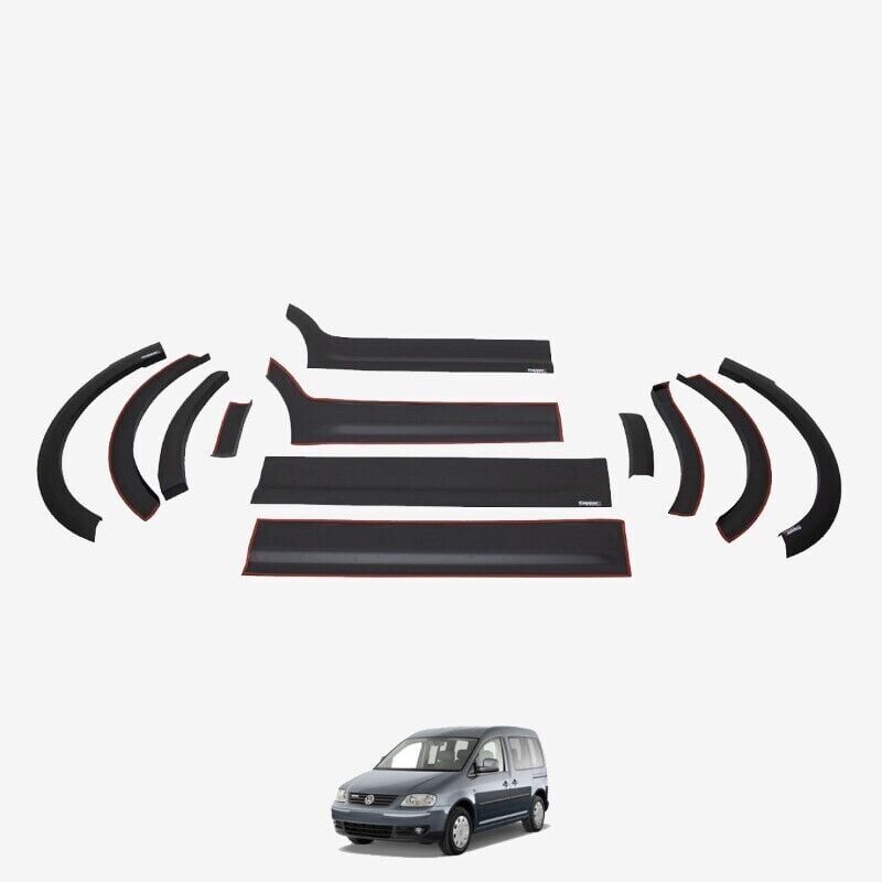 Volkswagen Caddy 2004-2010 Uyumlu Yedek Parça Dodik Set 12 Parça Uzun Şase Çift Sürgü