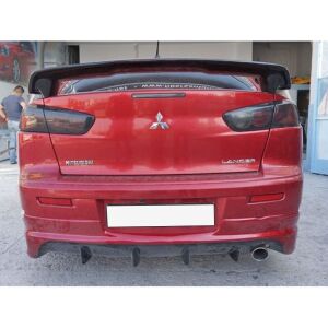 Mitsubishi Lancer Evo Arka Tampon Eki Fiber Boyalı