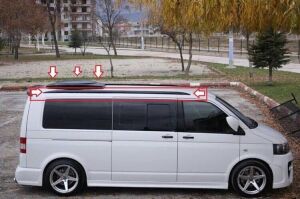 Volkswagen Transporter Caravelle Tavan Çıtası Fiber Boyalı