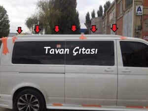 Volkswagen Transporter Caravelle Tavan Çıtası Fiber Boyalı