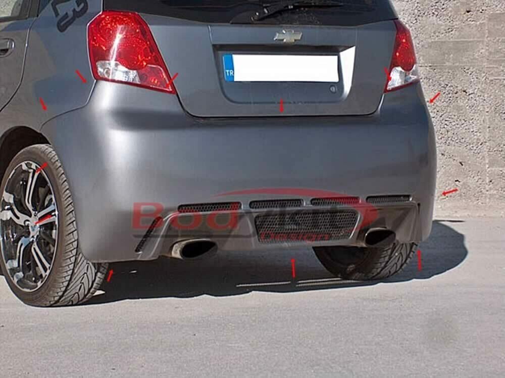 Chevrolet Aveo Uyumlu Yedek Parça Hb Arka Tampon