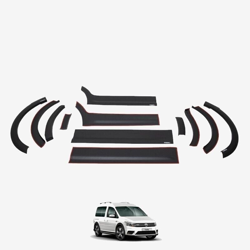 Volkswagen Caddy 2015-2020 Uyumlu Yedek Parça Dodik Set 12 Parça Uzun Şase Sağ Sürgü
