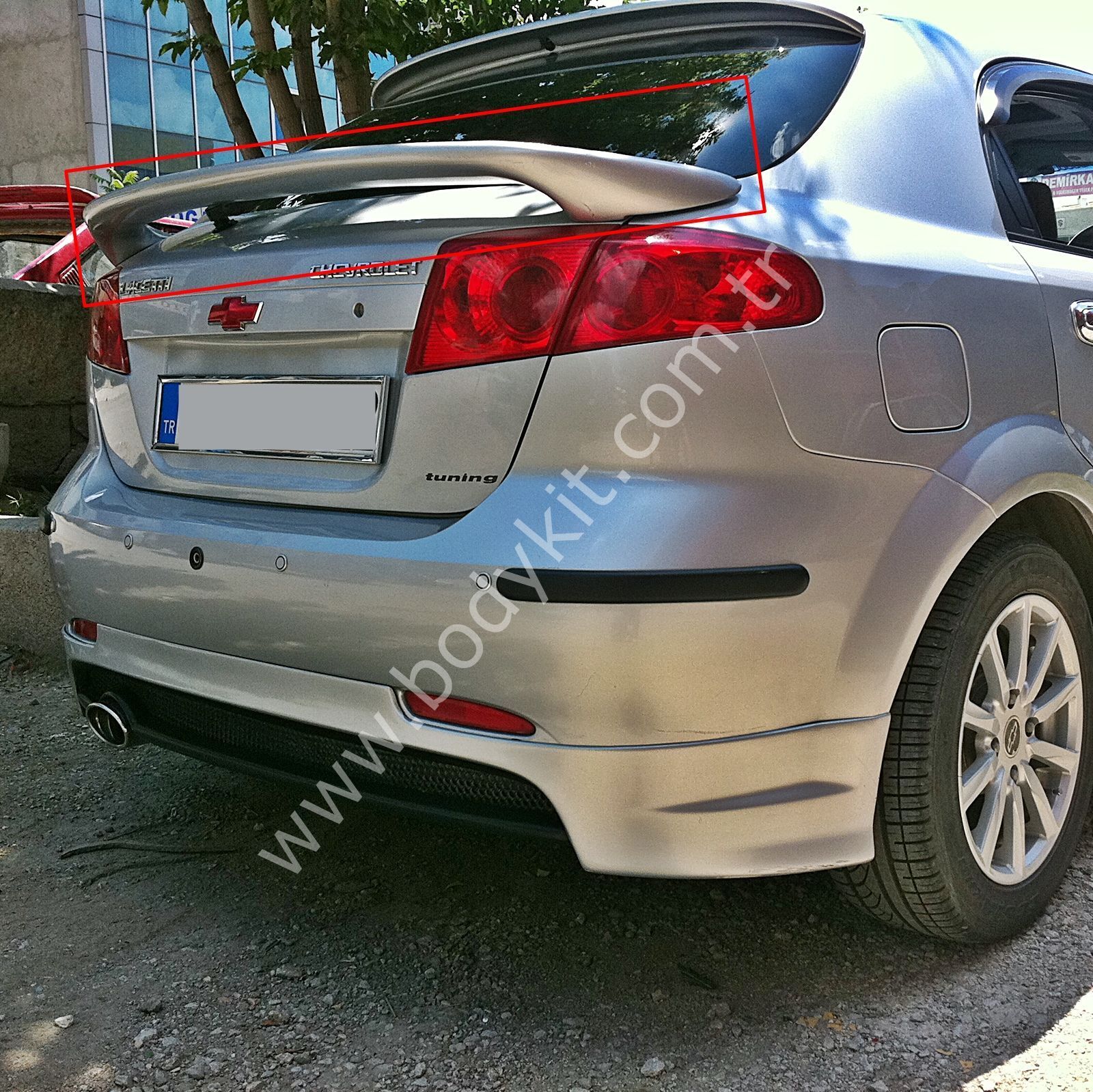 Chevrolet Lacetti HB Uyumlu Yedek Parça  Cam Altı Spoiler
