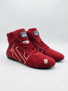 Sparco Slalom Süet Yarış Ayakkabısı - İkonik Kırmızı 42 Numara