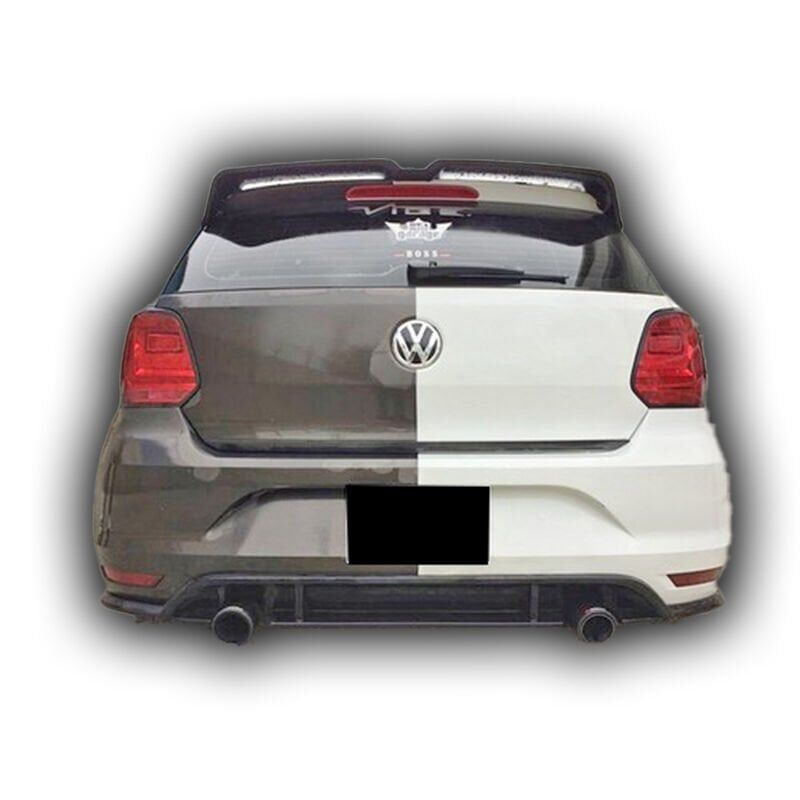 Volkswagen Polo Oettinger 2010 - 2017 Uyumlu Yedek Parça Spoiler Boyasız Fiber