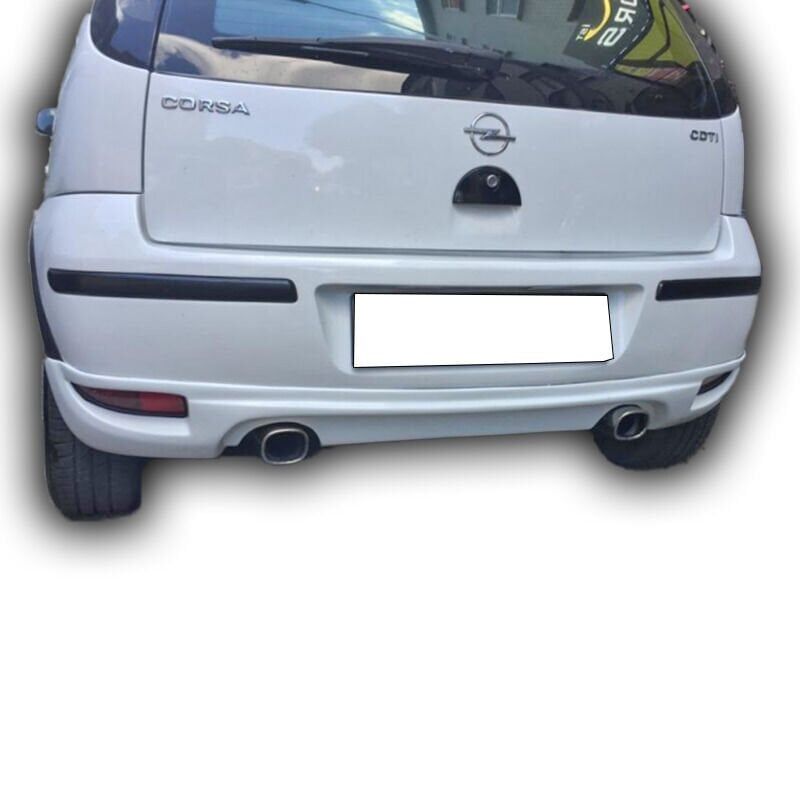 Opel Corsa C Makyajlı Kasa Uyumlu Yedek Parça Arka Tampon Eki Boyasız