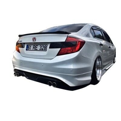 Honda Civic Fb7 Uyumlu Yedek Parça 2012 - 16 Custom Arka Ek Plastik Boyasız
