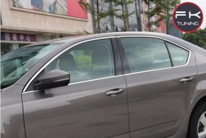Skoda Octavia Uyumlu Yedek Parça 2013-2018 Krom Cam Çerçevesi