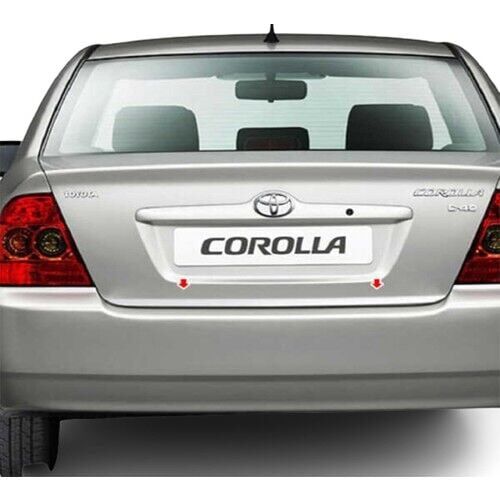 Toyota Corolla 2007-2013 Uyumlu Yedek Parça Krom Bagaj Alt Çıtası