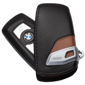 Bmw F30 Uyumlu Yedek Parça Deri Kumanda Kabı Kahverengi