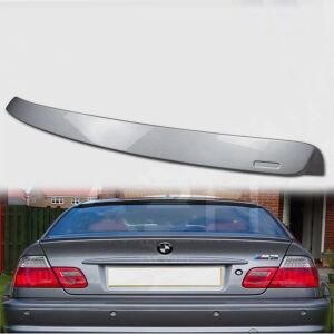 Bmw E46 1999 - 2005 Uyumlu Yedek Parça 4 Kapı Cam Üzeri Spoiler Fiber Boyasız
