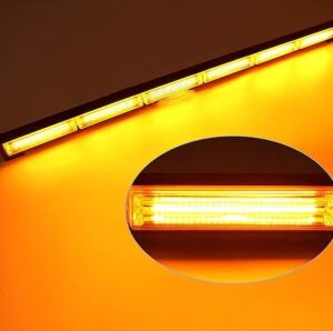 Panjur İçi Sarı Led Çakar Lamba 60W 12 Fonksiyonlu 90 Cm