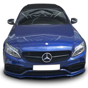 Mercedes W205 C Serisi Sedan Amg C63 2014 - 2021 Uyumlu Yedek Parça Ön Lip ( Taiwan Tampon Uyumlu) Plastik Boyasız