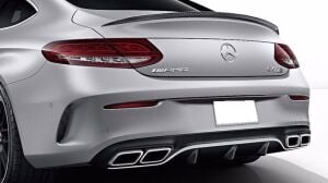 Mercedes W207 E Serisi Coupe Amg C63 2010 - 2013 Uyumlu Yedek Parça Difüzör Plastik Boyasız