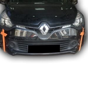 Renault Clio 4 2012 - 2016 Uyumlu Yedek Parça Rieger Ön Ek Plastik Boyasız