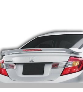 Honda Civic Uyumlu Yedek Parça Fb7 2012 - 2015 Işıklı Spoiler (Plastik)