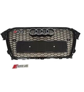 Audi A4 RS4 2012-2016 Uyumlu Yedek Parça Komple Siyah Panjur