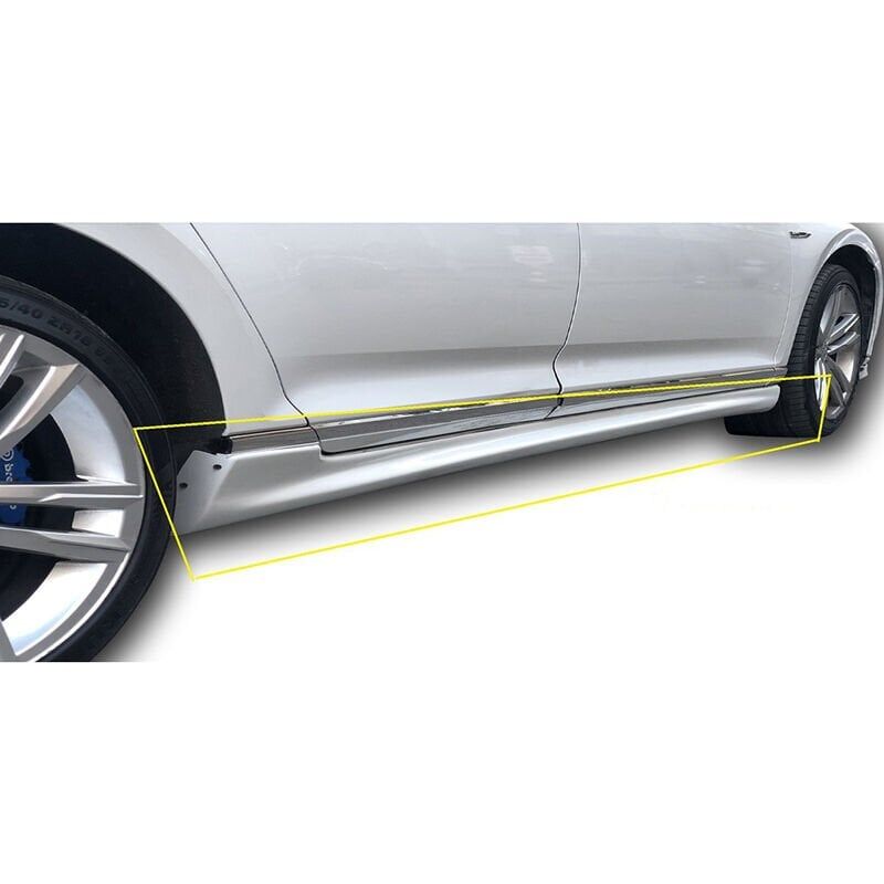 Volkswagen Passat 2014+ Uyumlu Yedek Parça Yan Marşpiyel (Plastik)