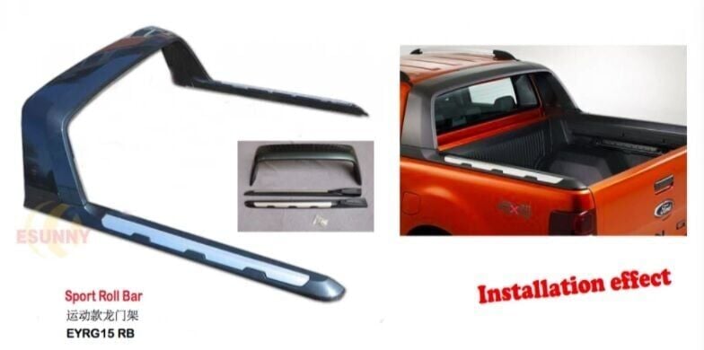 Ford Ranger Uyumlu Yedek Parça   2015-2017 Sport Roll Bar
