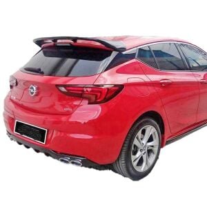 Opel Astra K Ayaklı Uyumlu Yedek Parça Spoiler Boyalı Fiber