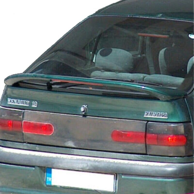 Renault R19 HB Uyumlu Yedek Parça Işıklı Spoiler Boyasız