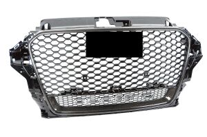 Audi A3 RS3 2012-2016 Uyumlu Yedek Parça Carbon Görünümlü Panjur