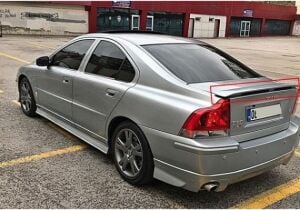 Volvo S60 R Design Uyumlu Yedek Parça Spoiler