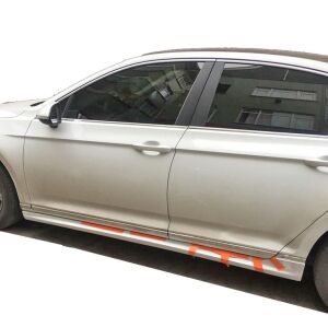 Volkswagen Passat B8 2015 - 2019 Uyumlu Yedek Parça R Line Marşpiyel Plastik Boyasız