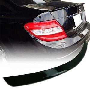 Mercedes W204 Uyumlu Yedek Parça Düz Model SpoilerBoyalı Fiber