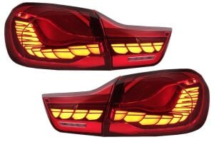 Bmw 4 Serisi F32 F33 F36 M4 F82 F83 (2014-2019) Uyumlu Yedek Parça Dinamik Sıralı Kayar Ledli Stop
